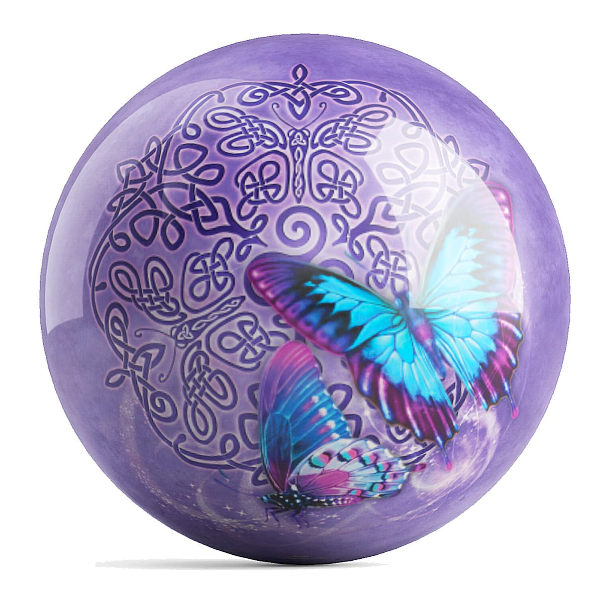 On The Ball Bowling OTB Brigid Ashwood Celtic Butterfly Bowling Ball UNDRILLED (12, Pounds) - view 1