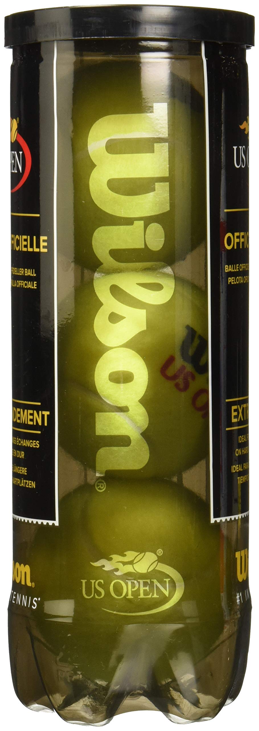 Wilson US Open Extra Duty Tennis Balls - 4 Can Pack - detail