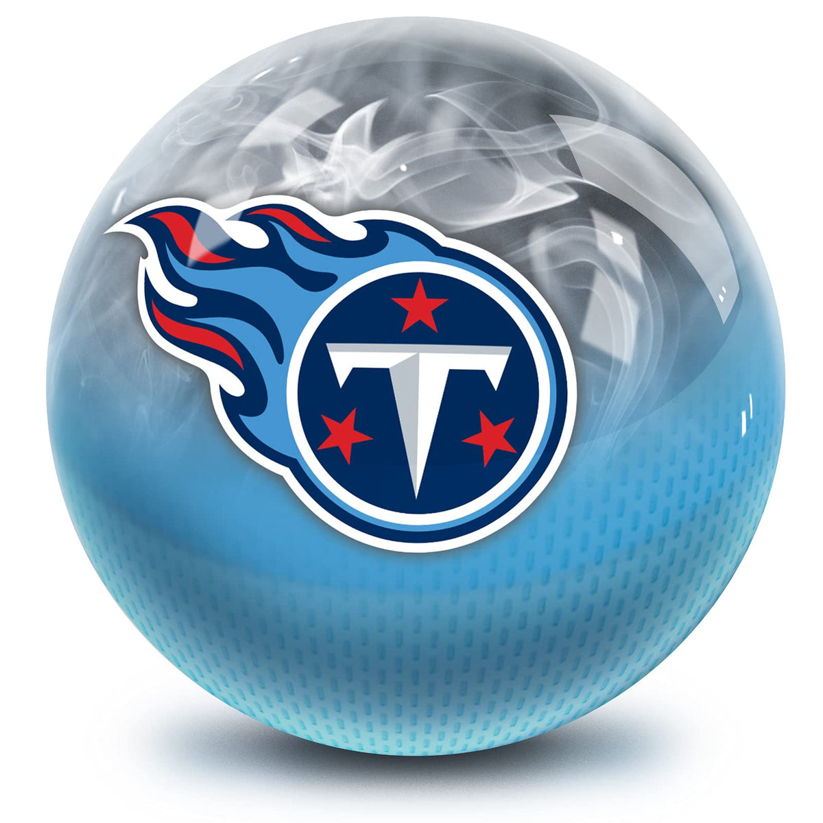 On The Ball Bowling NFL Tennessee Titans Undrilled Bowling Ball (On Fire) - view 2