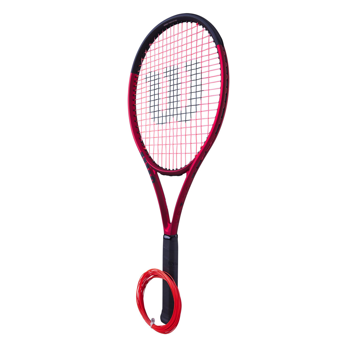 Luxilon Element IR Soft 127 Tennis String Set, 1.27mm in Red - alternate view 4