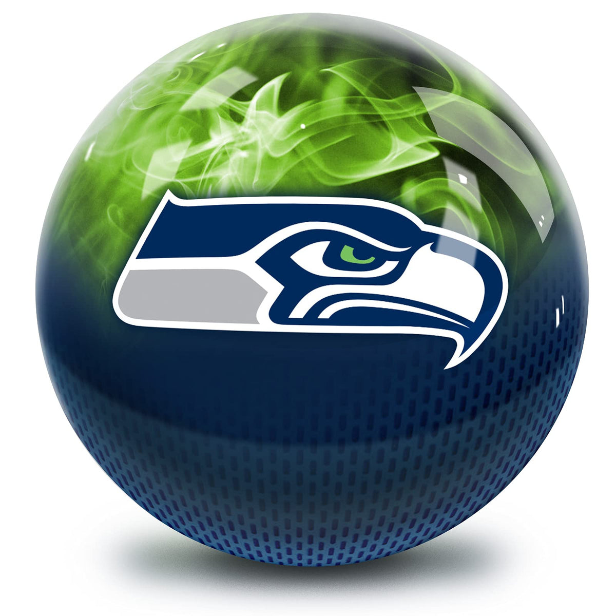 On The Ball Bowling NFL Seattle Seahawks Undrilled Bowling Ball (On Fire) - view 2