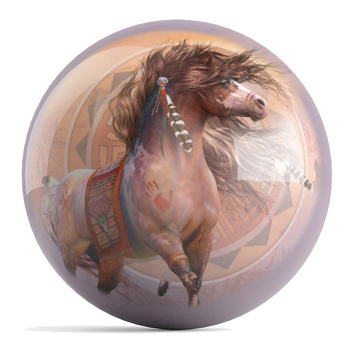 On The Ball Bowling OTB Laurie Prindle Spirit Warrior UNDRILLED Bowling Ball (10, Pounds) - view 1