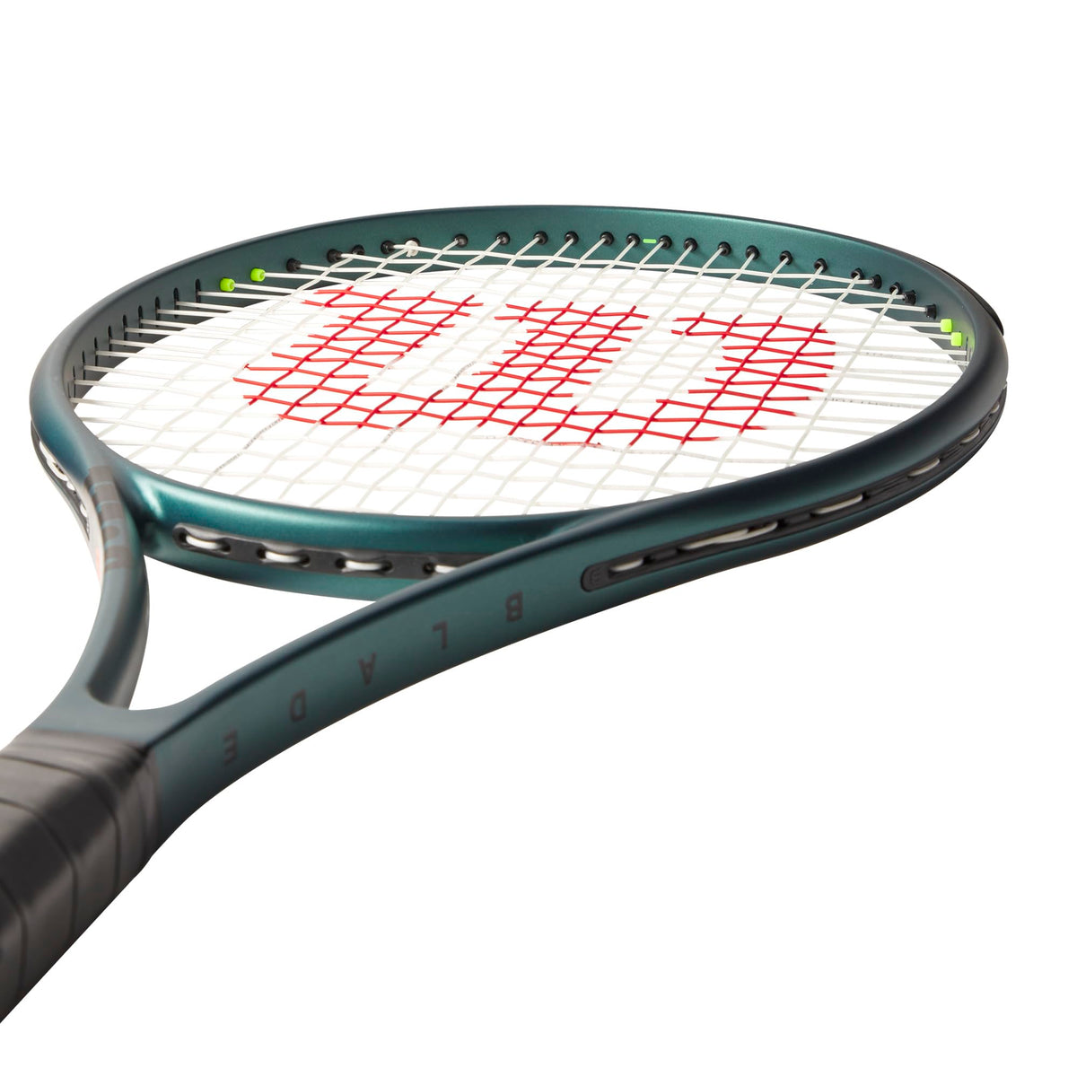 Wilson Blade 104 V9 Tennis Racket, Unstrung in Emerald Green - alternate view 5