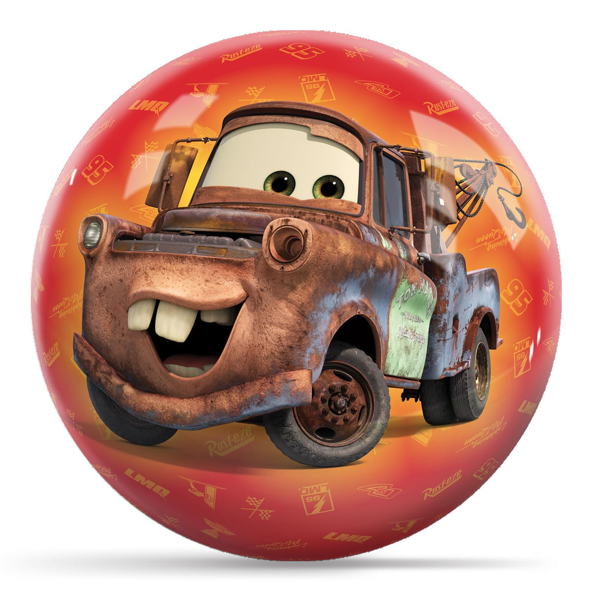 KR Strikeforce Disney Cars Lightning McQueen & Mater Undrilled Bowling Ball (6, Pounds) - view 2