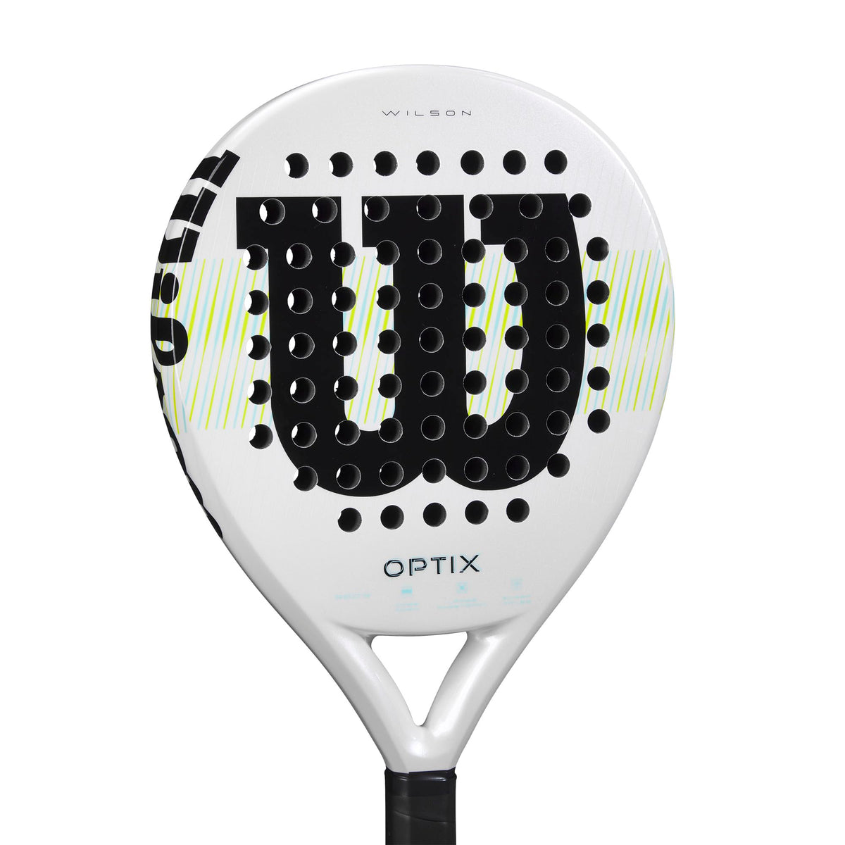 Wilson Optix V1 Padel Racket, White/Green - alternate view 4