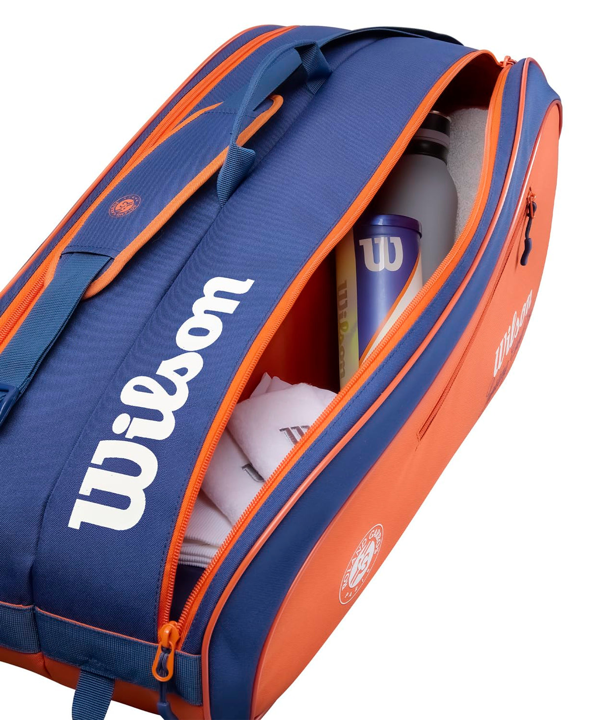 Wilson Roland-Garros 2026 Team 6 Pack Tennis Bag, Clay/Navy - alternate view 6