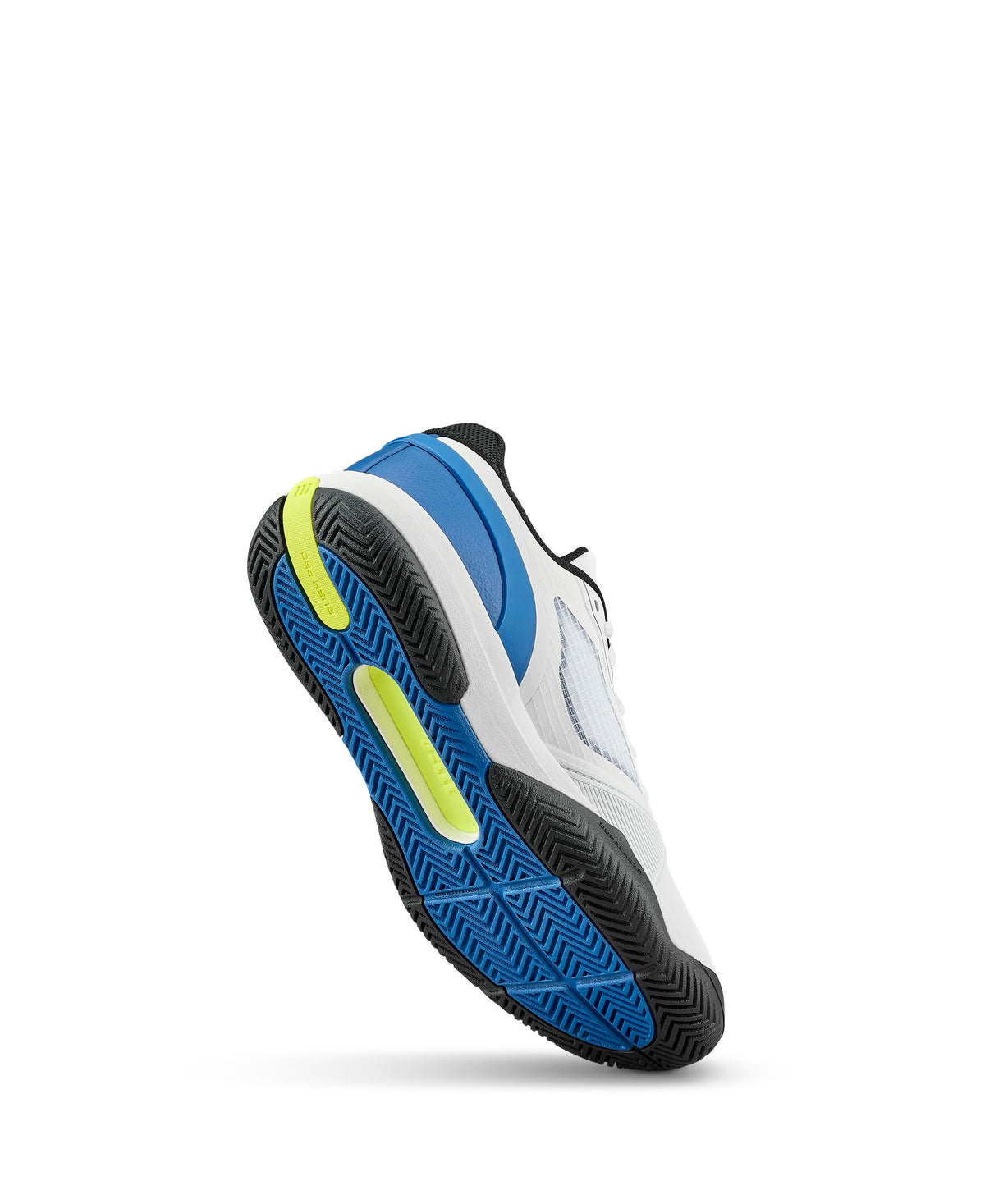 Wilson Rush Pro 5 Junior Tennis Shoes, White/Deja Vu Blue/Safety Yellow - alternate view 5