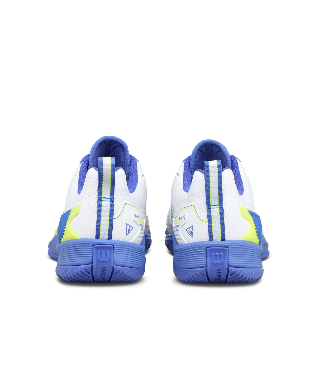 Wilson Rush Pro 4.5 Mens Tennis Shoes, White/Amparo Blue/Safety Yellow, Size 14 - alternate view 7