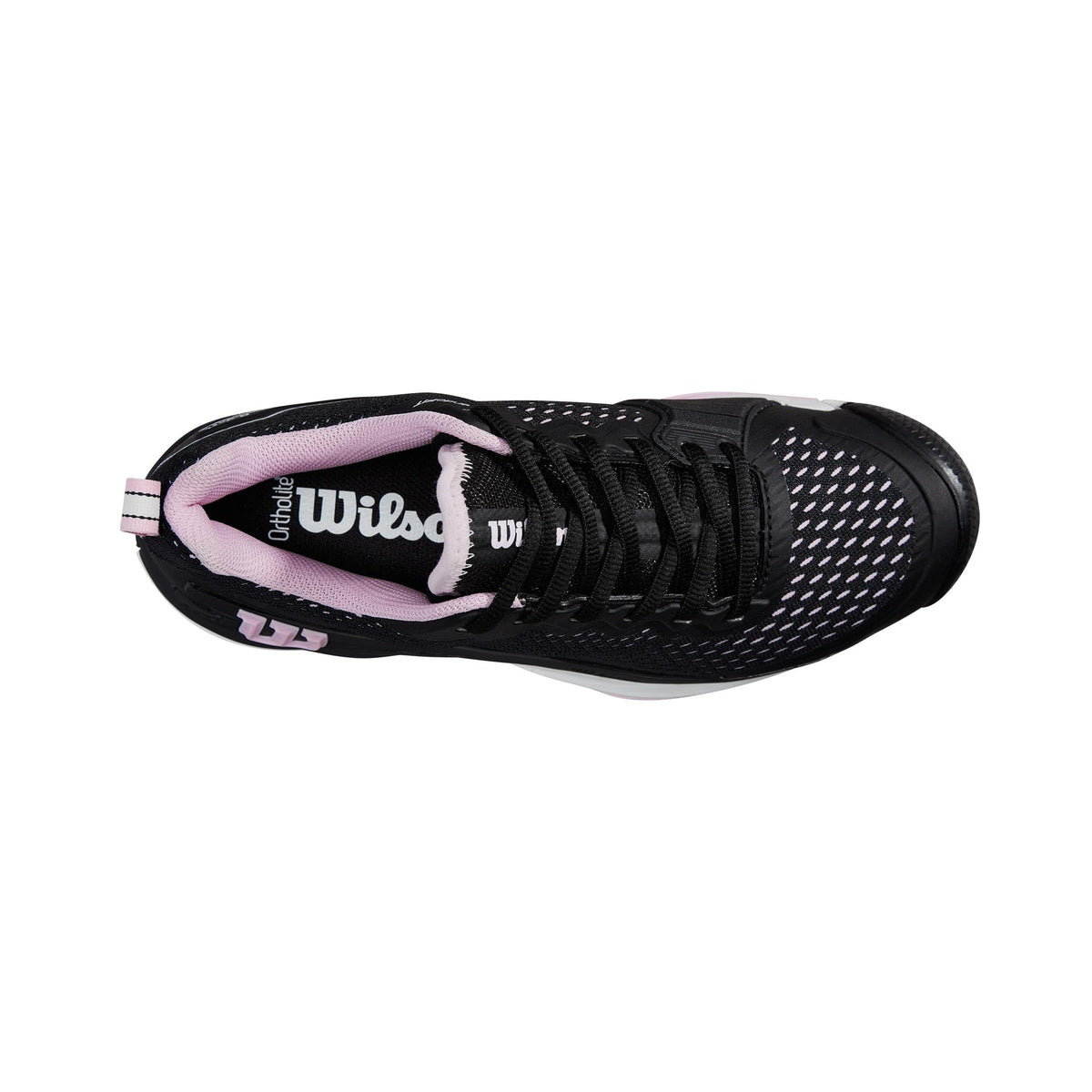 Wilson Rush Pro 4.5 Womens Tennis Shoes, Black/Black/Pirouette - alternate view 2