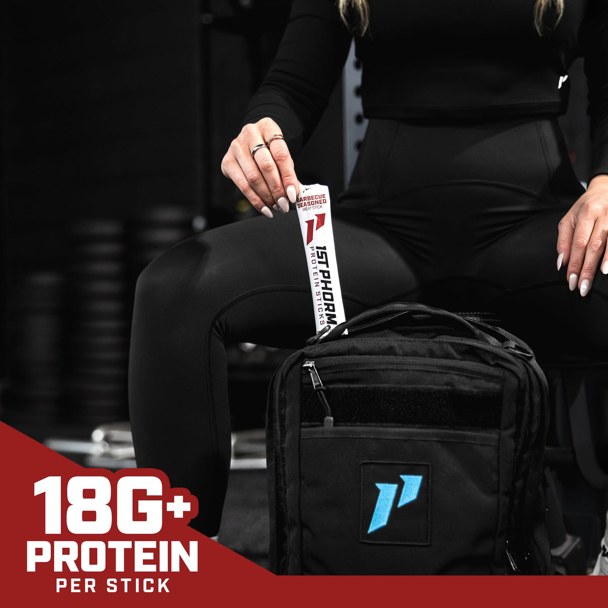 1st Phorm Protein Sticks, Barbecue Seasoned, 18g Protein, 15 Count - view 4