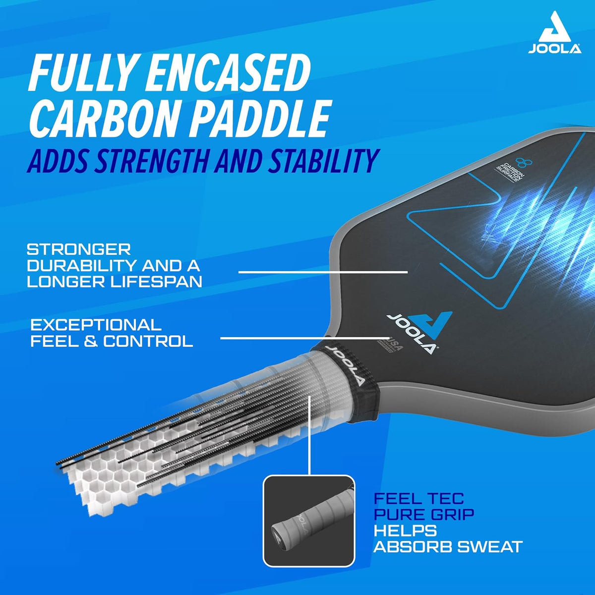 JOOLA Simone Jardim Hyperion C2 CFS 14 Pickleball Paddle product image
