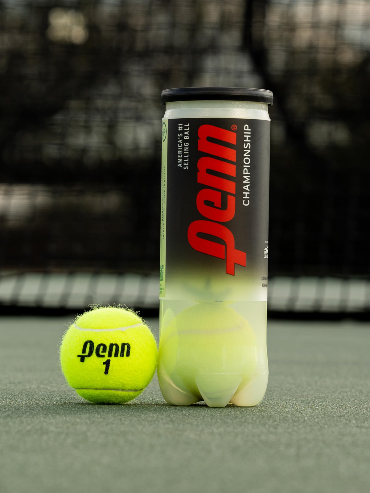 Penn Championship Extra Duty Tennis Balls - 4 Can Pack - detail