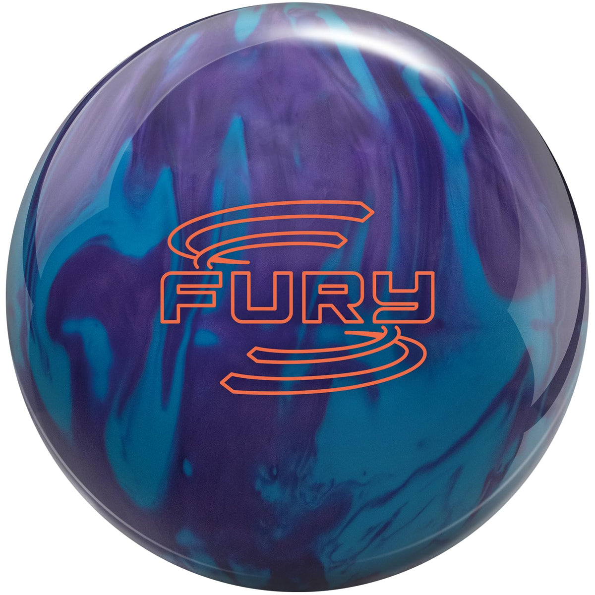 Brunswick Fury Purple/Blue Bowling Ball in Purple/Blue - main product image