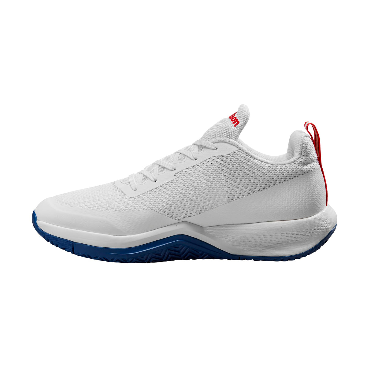 Wilson Rush Pro Lite Mens Tennis Shoes, White/Deja Vu Blue - alternate view 3