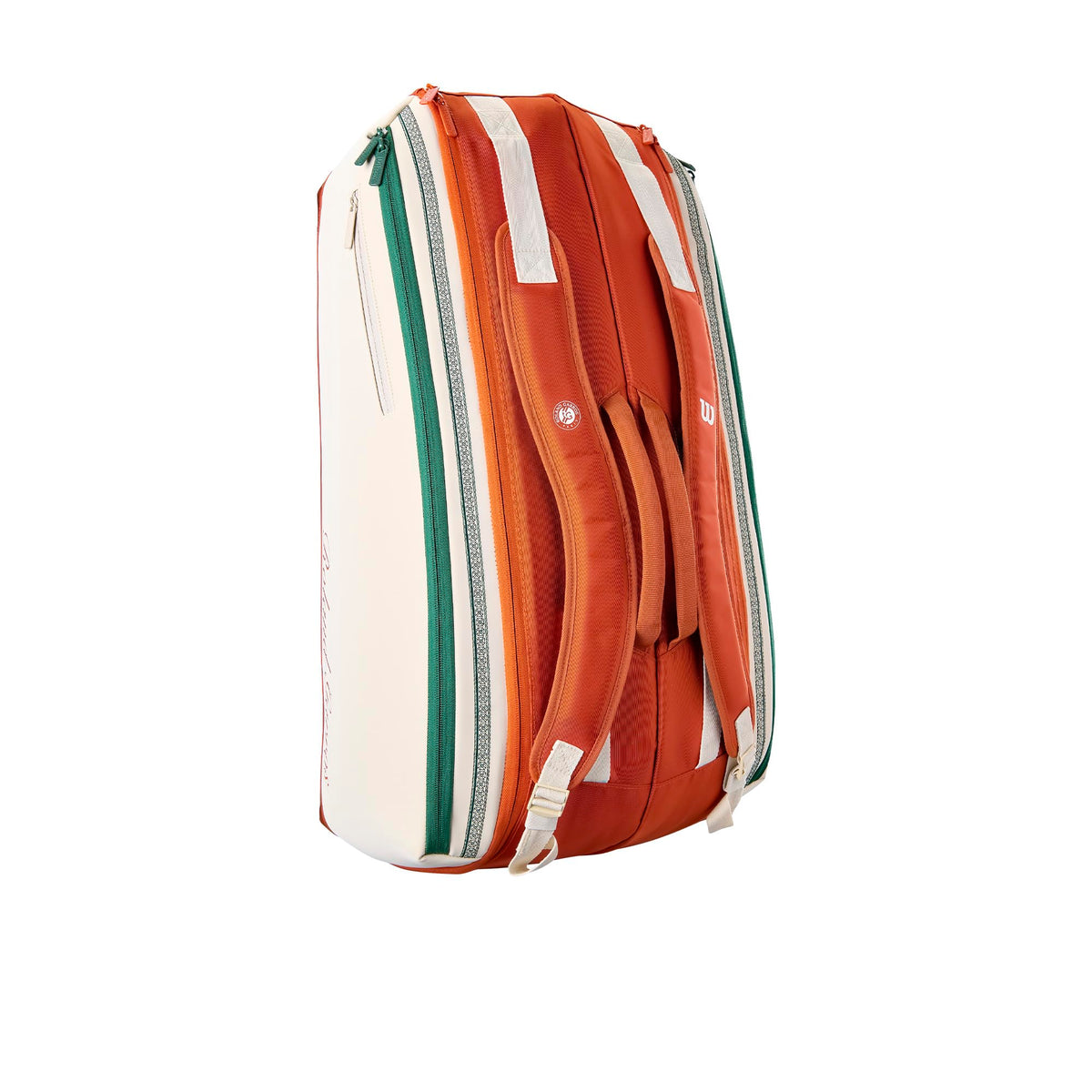 Wilson Roland-Garros 2026 Super Tour 9 Pack Tennis Bag, Cream/Clay - alternate view 2