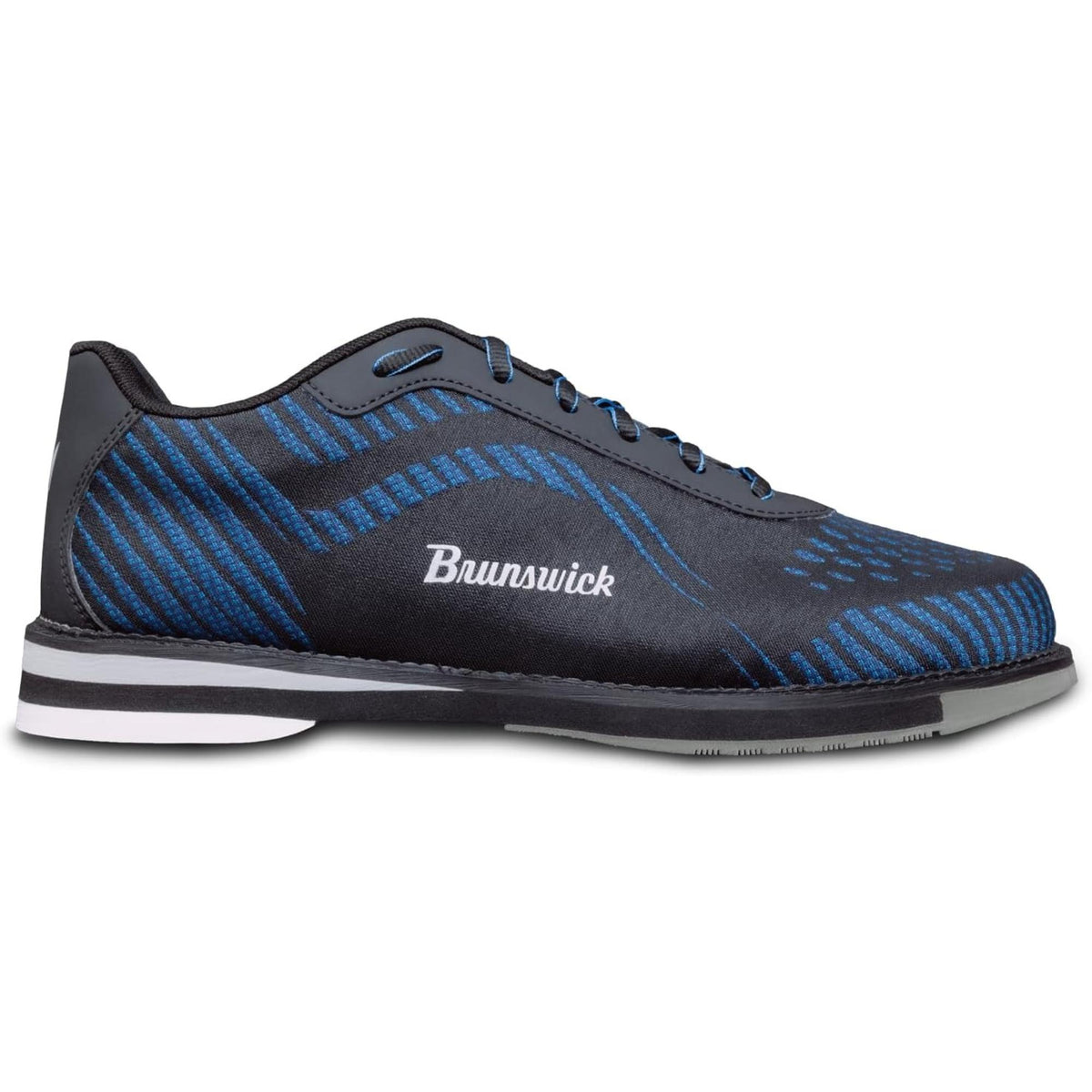 Men’s bowling shoe designed for right-handed bowlers, featuring a lace-up closure, low-profile sole, and supportive upper for comfort and controlled slide on the approach.