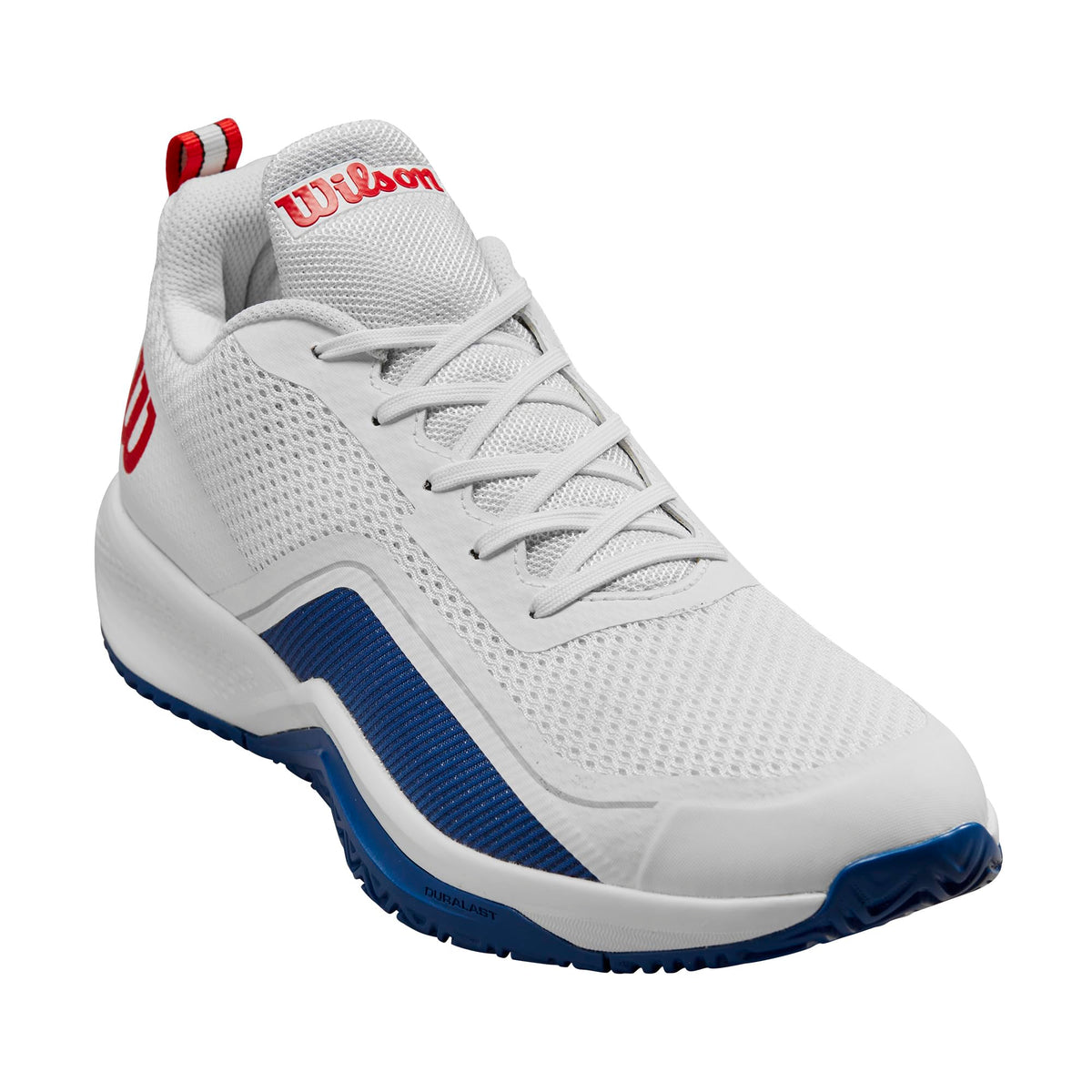 Wilson Rush Pro Lite Mens Tennis Shoes, White/Deja Vu Blue - alternate view 1