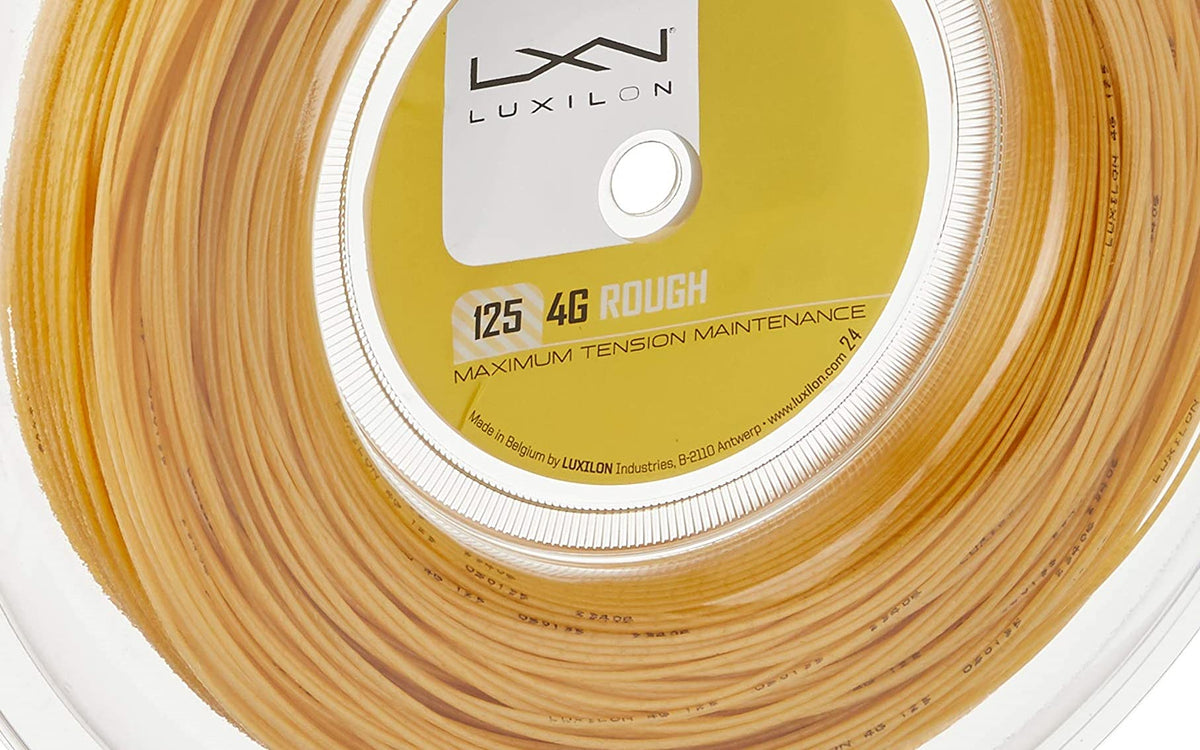 Luxilon 4G Rough 125 16L Gauge Tennis String Reel, 200m, Gold - alternate view 2
