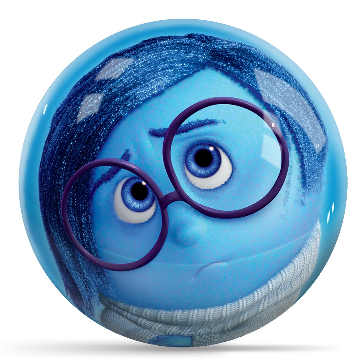 KR Strikeforce Disney Inside Out Sadness Undrilled Bowling Ball (6, Pounds) - view 2