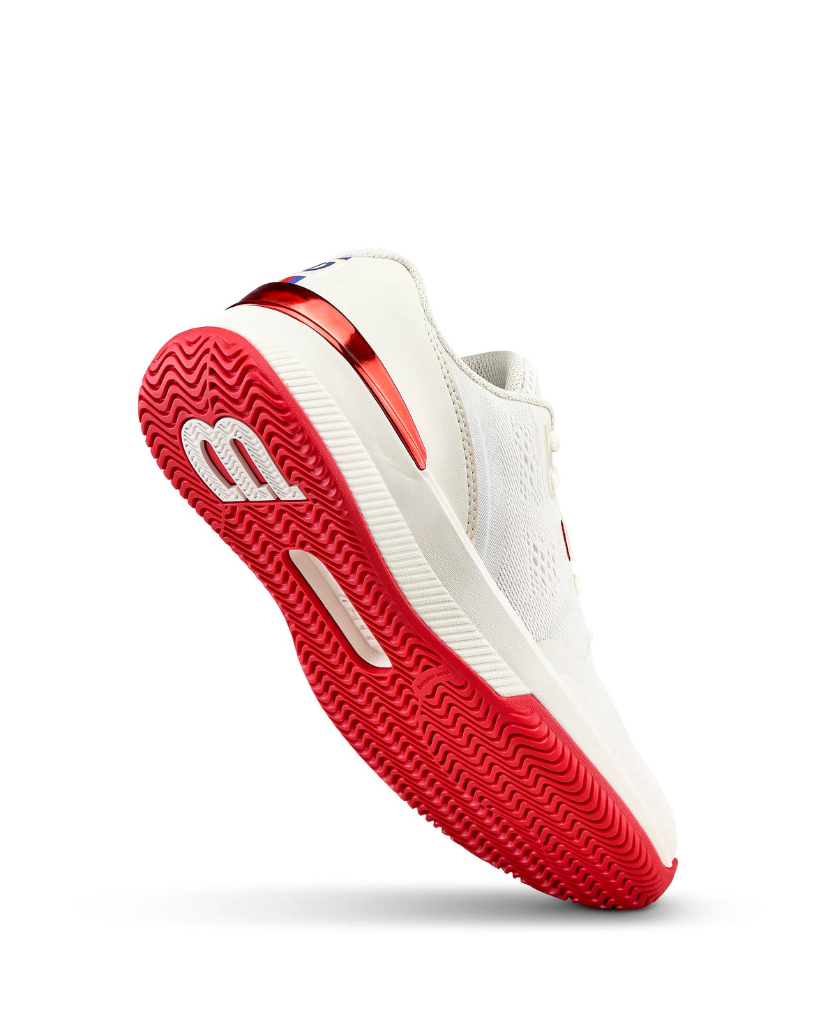 Wilson Intrigue Pro Womens Tennis Shoes, Tofu/Infrared - alternate view 3