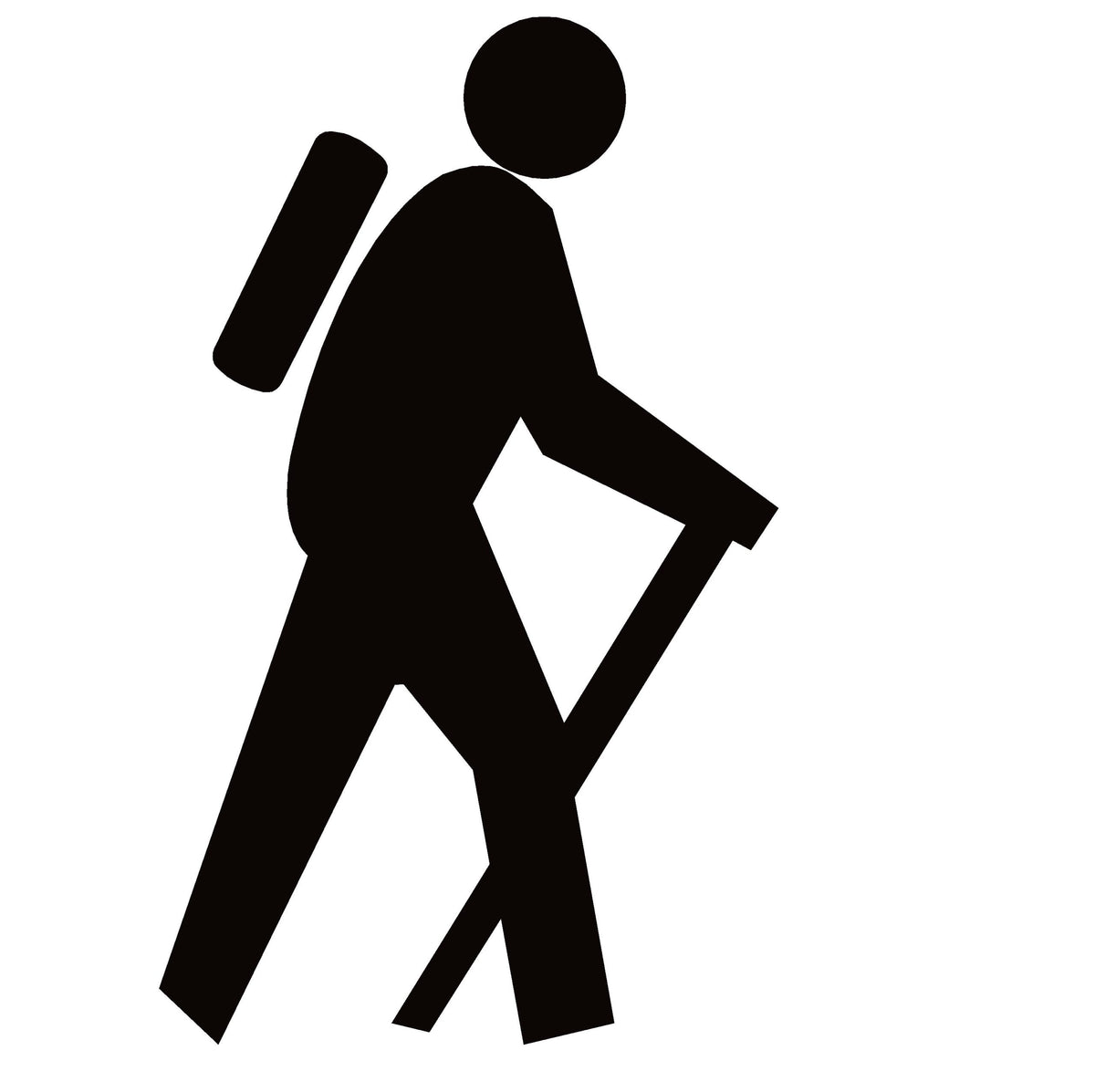 Hiking Backpacking Window Decal – Hiking Backpacking Window Sticker – 7220