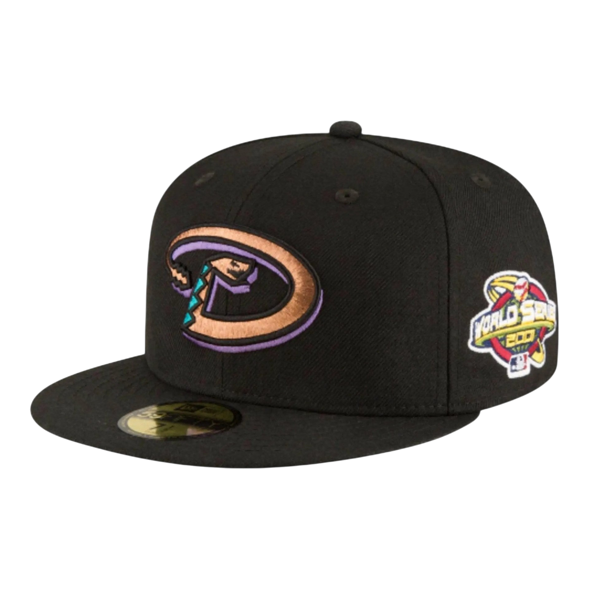 New Era 59FIFTY Arizona Diamondbacks 2001 World Series Men's Fitted Hat — Black Wool