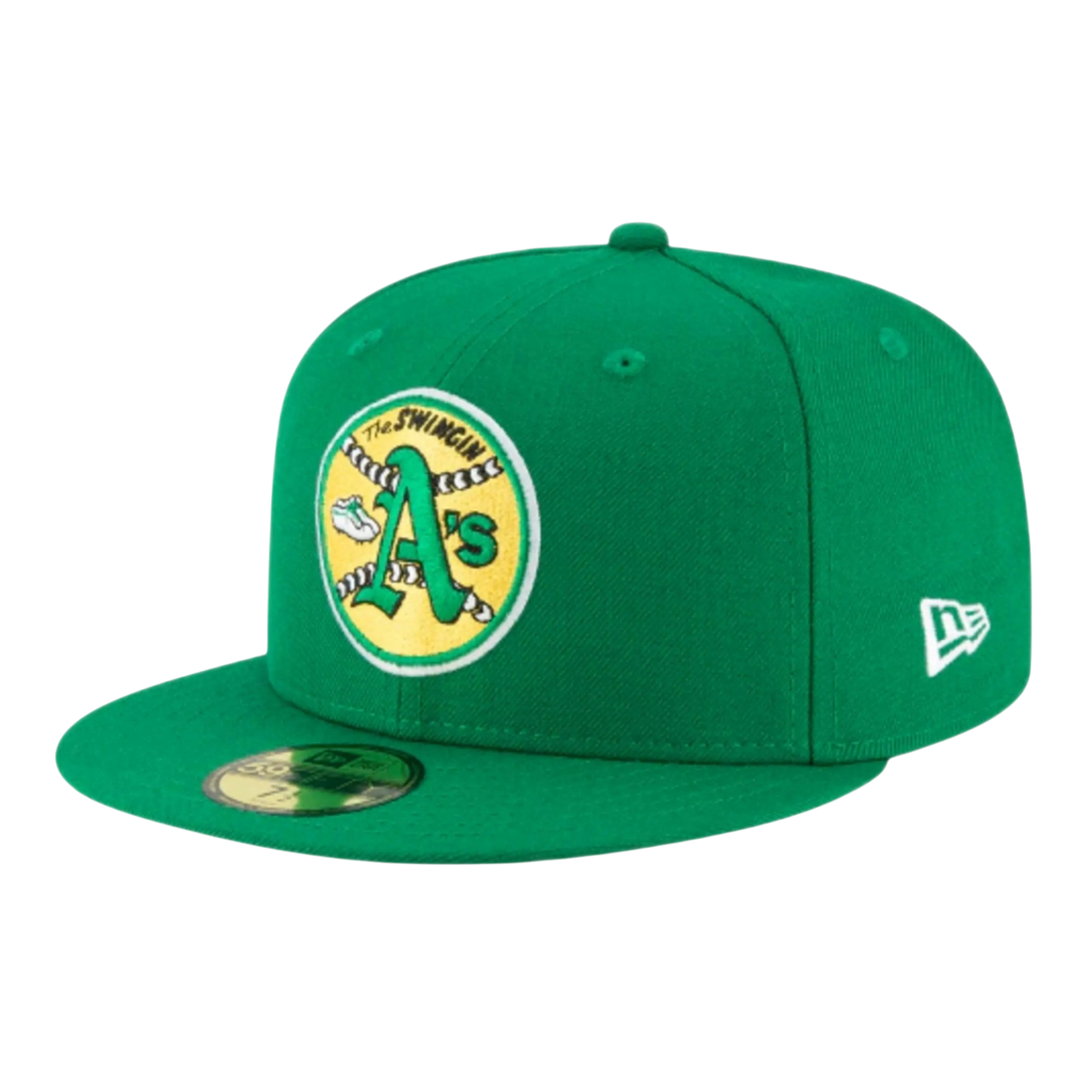 New Era 59FIFTY Oakland Athletics 1971 Cooperstown Men's Fitted Hat — Green Wool