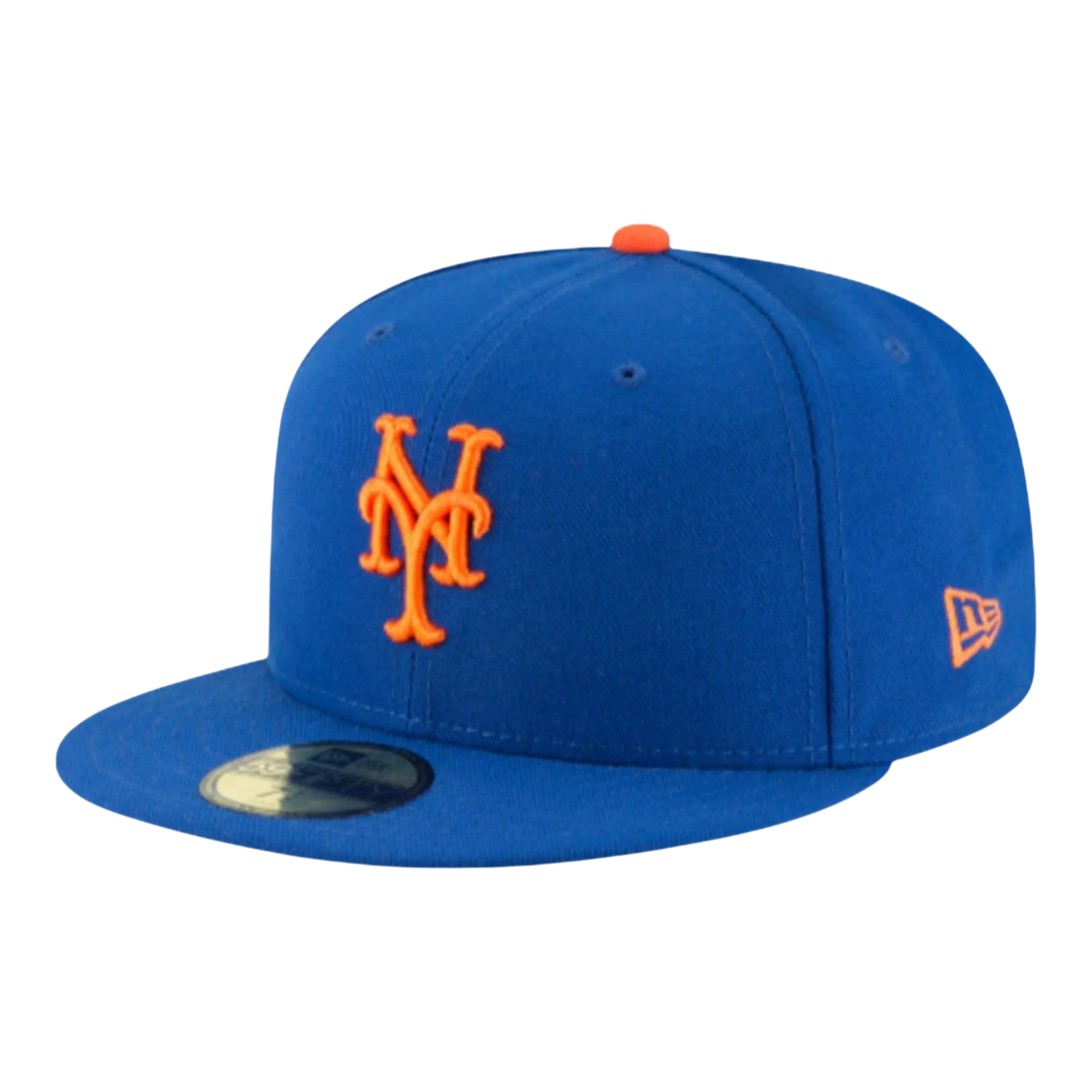 New Era 59FIFTY New York Mets Authentic Collection Men's Fitted Hat — Royal/Orange