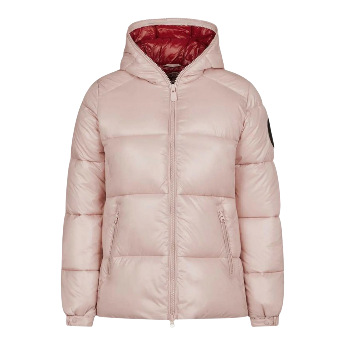 Save The Duck Luck Hooded Puffer Women's Jacket — Blush Pink