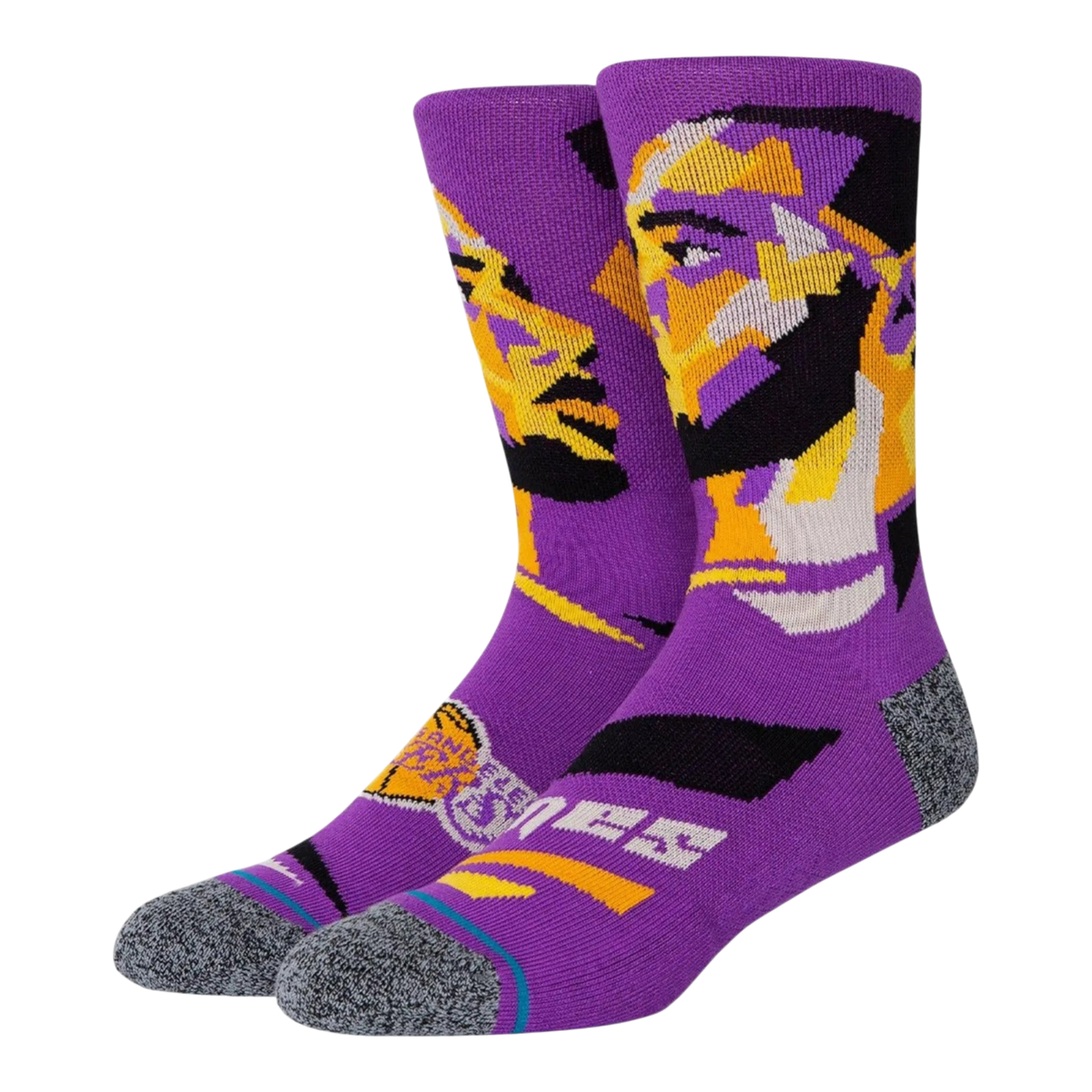 Stance Lebron James Profiler NBA Men's Crew Socks — Purple
