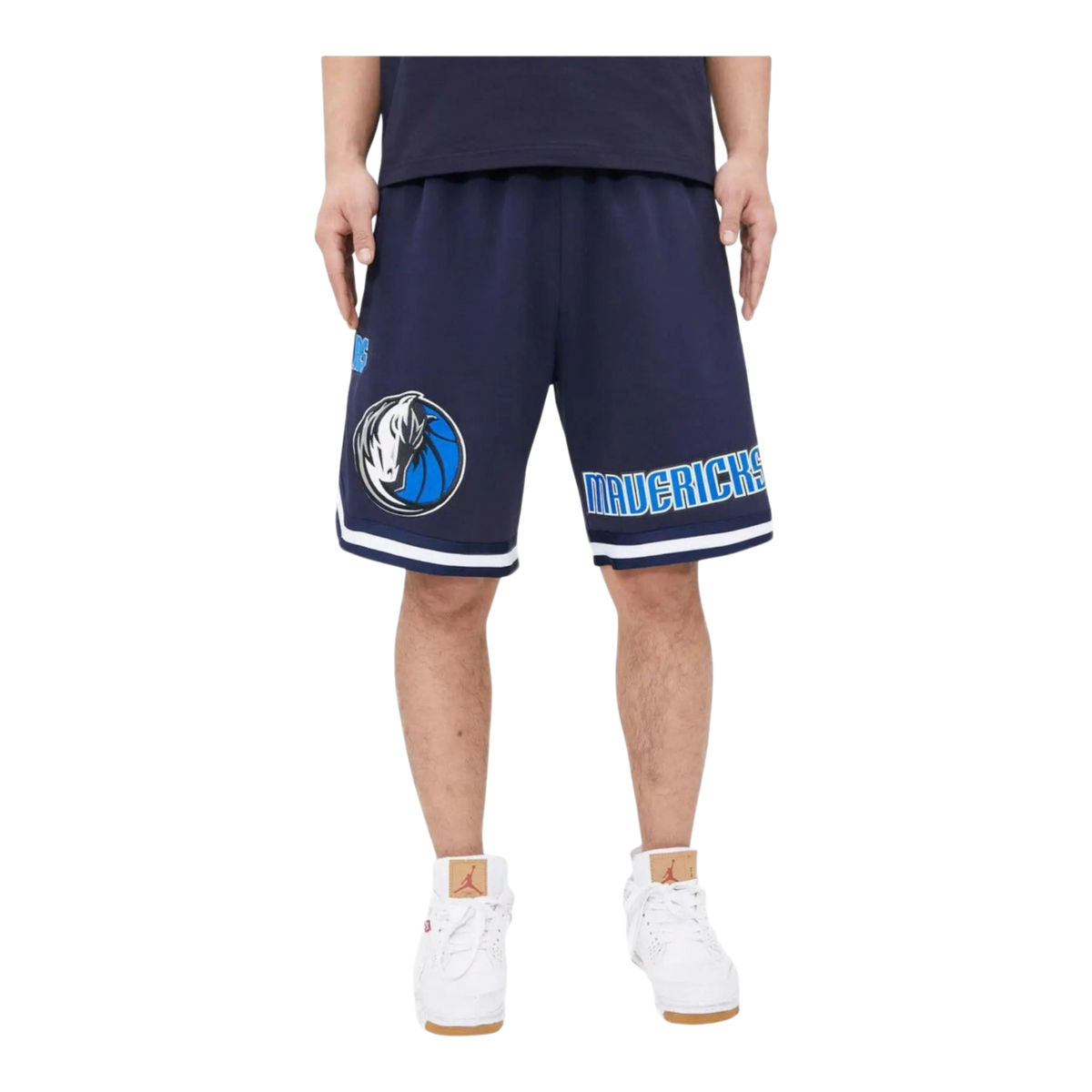 Pro Standard Dallas Mavericks Pro Team Jogger Men's Shorts — Midnight Navy