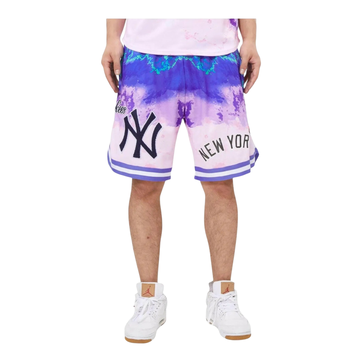 Pro Standard New York Yankees Pro Team Pink Dye Men's Shorts — Pink Dye