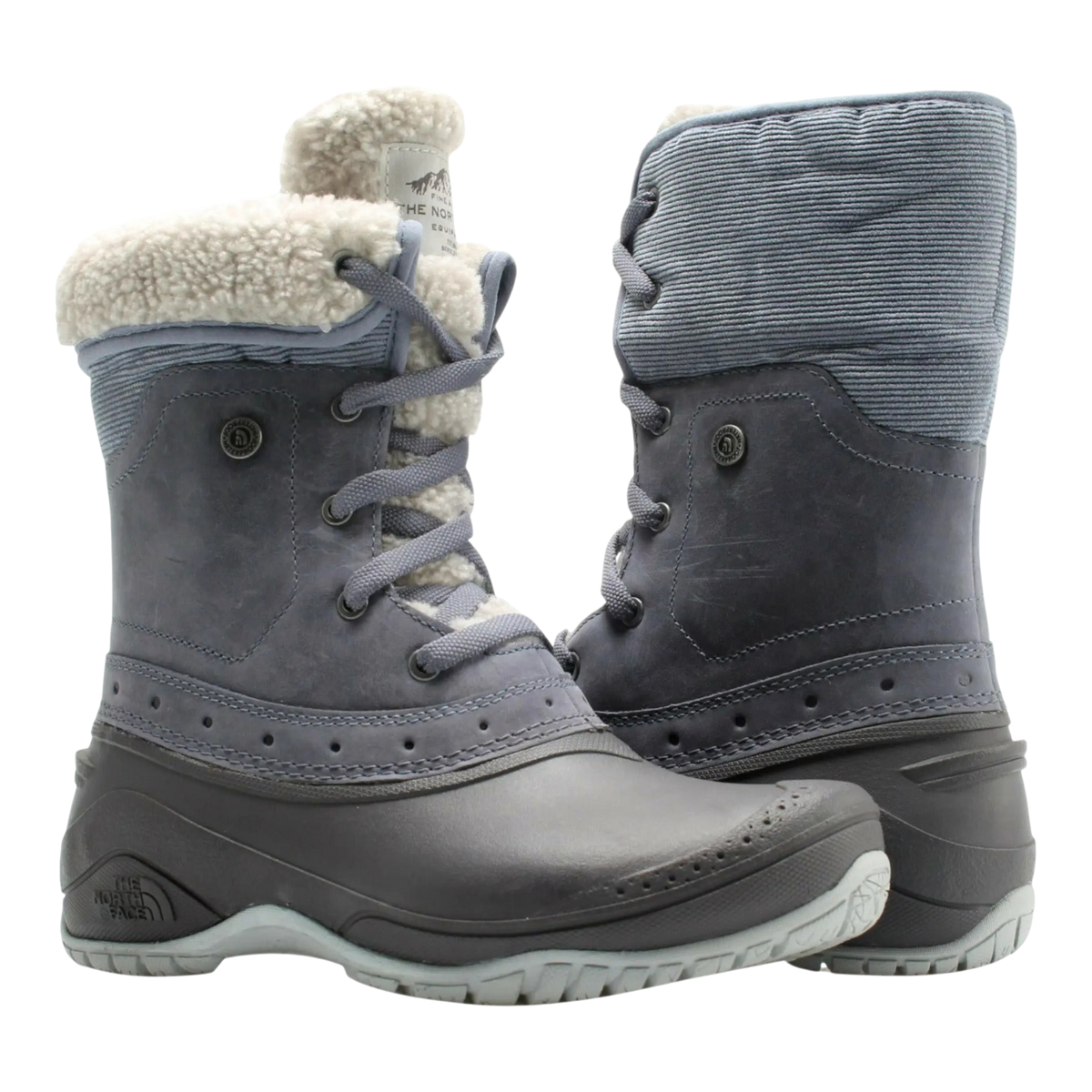 The North Face Shellista Roll Down Women's Boots — Grey Leather