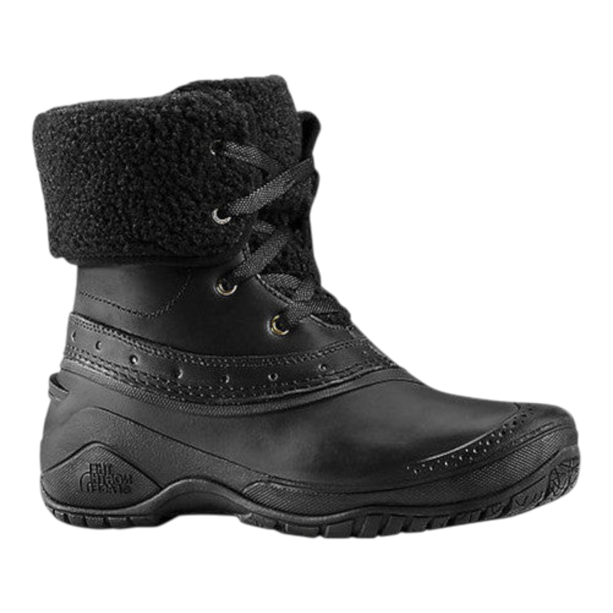 The North Face Shellista Roll Down Women's Boots — Black Leather