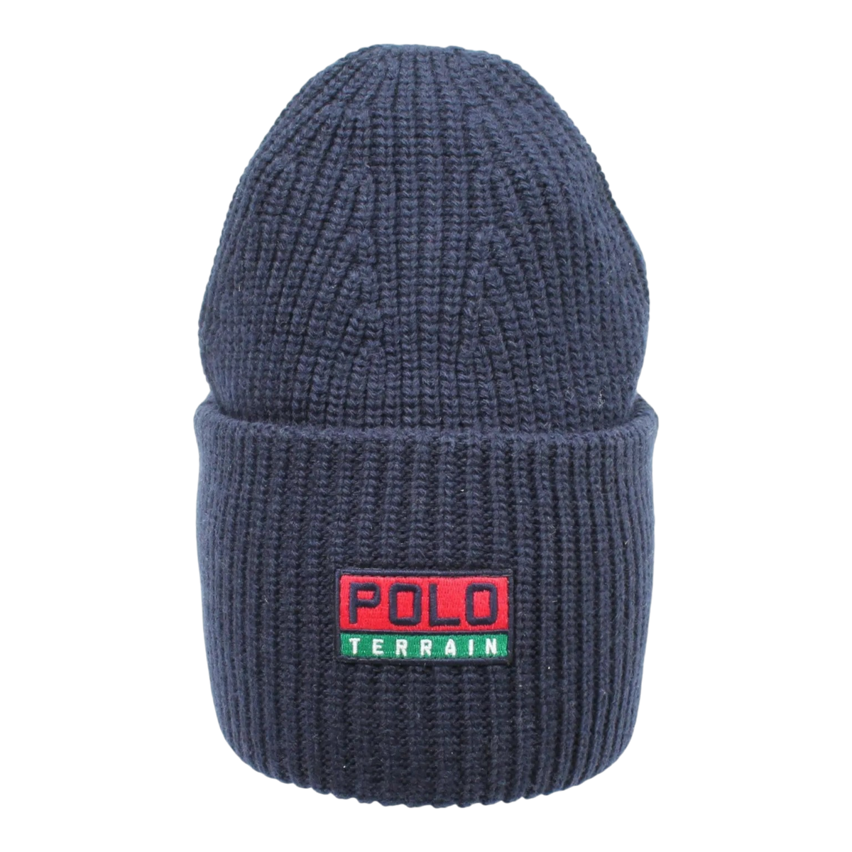 Polo Ralph Lauren Terrain Knit Cuffed Beanie Men's Hat — Navy