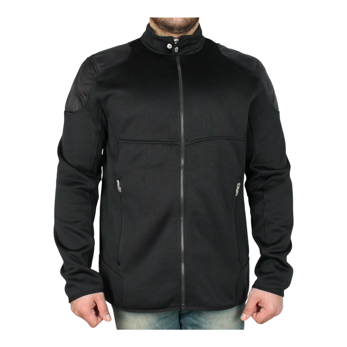 Spyder Slider Full Zip Men's Jacket — Black