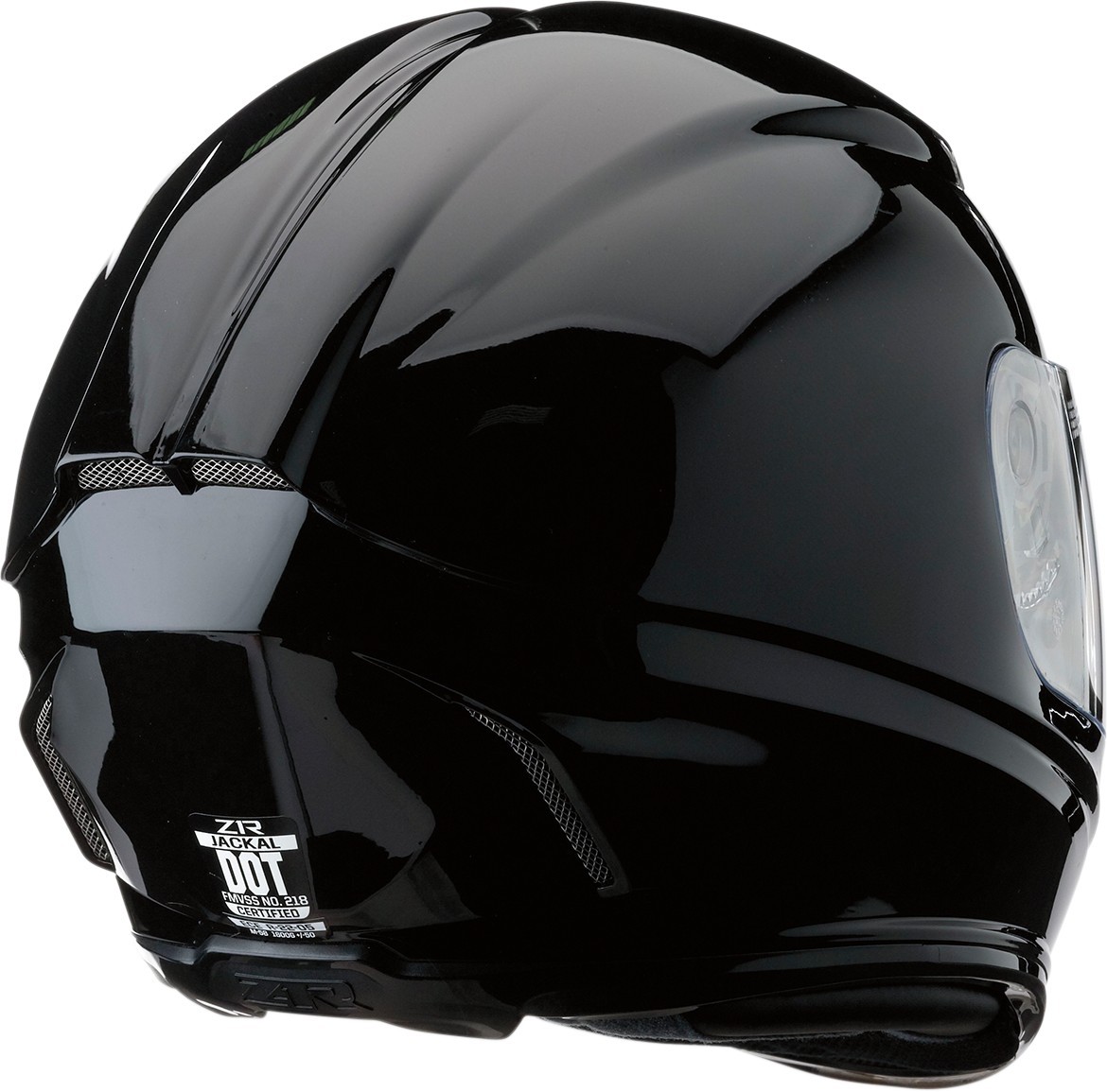 Z1R, Z1R Jackal Helmet - Black, Large by Z1R with Aero Shell, Sun Visor, and Ventilation System
