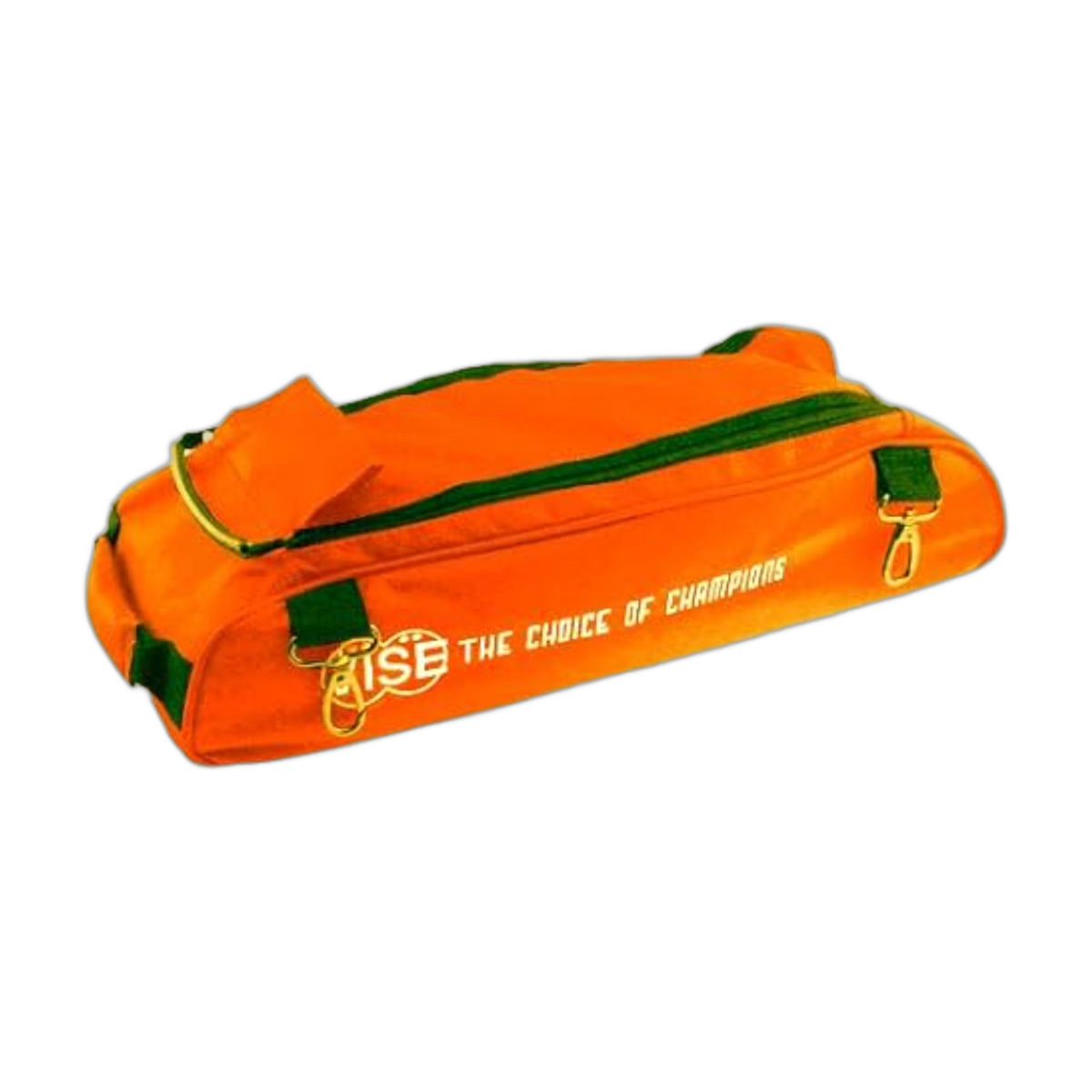 Vise 3 Ball Roller Shoe Bag Add On Clip On Storage in Orange - front view