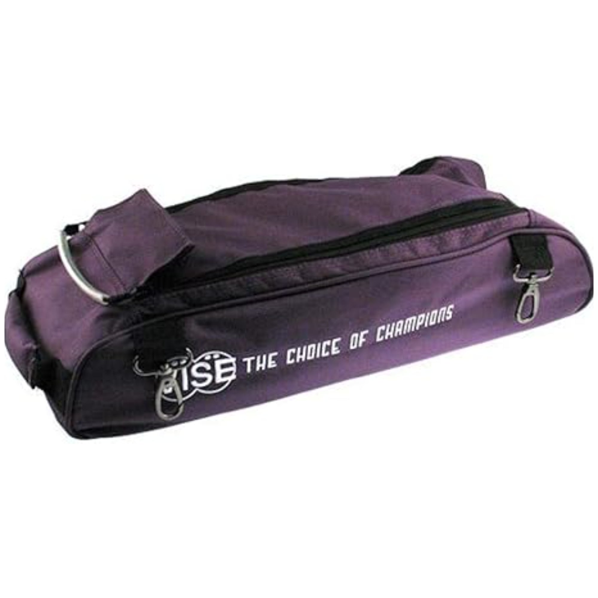 Vise 3 Ball Roller Shoe Bag Add On Clip On Storage in Purple - front view