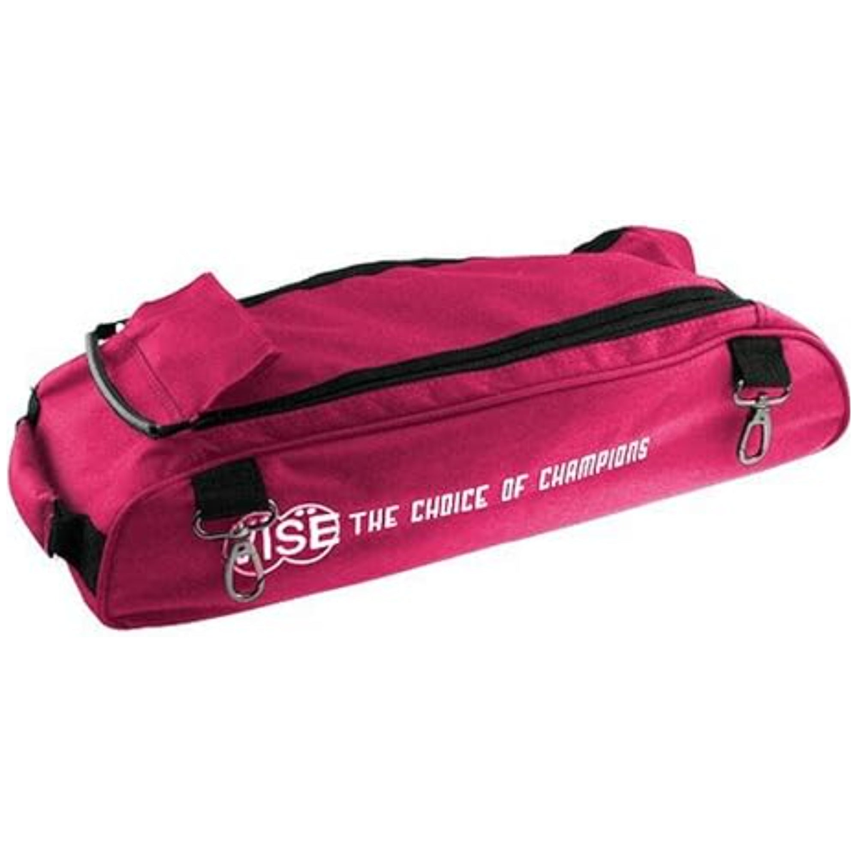 Vise 3 Ball Roller Shoe Bag Add On Clip On Storage in Pink - front view