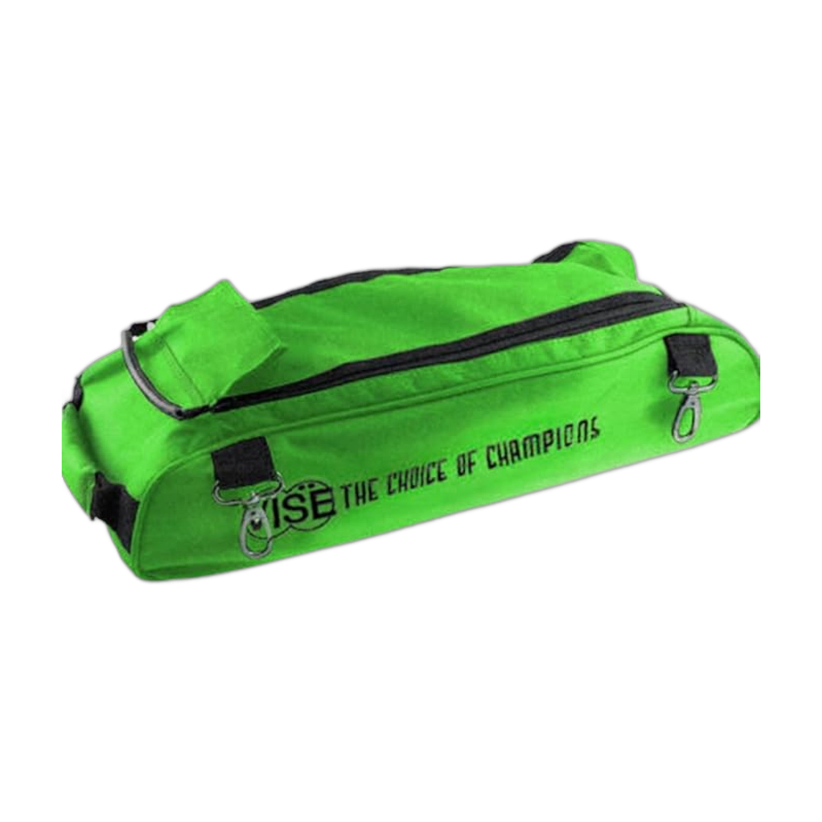 Vise 3 Ball Roller Shoe Bag Add On Clip On Storage in Green - front view