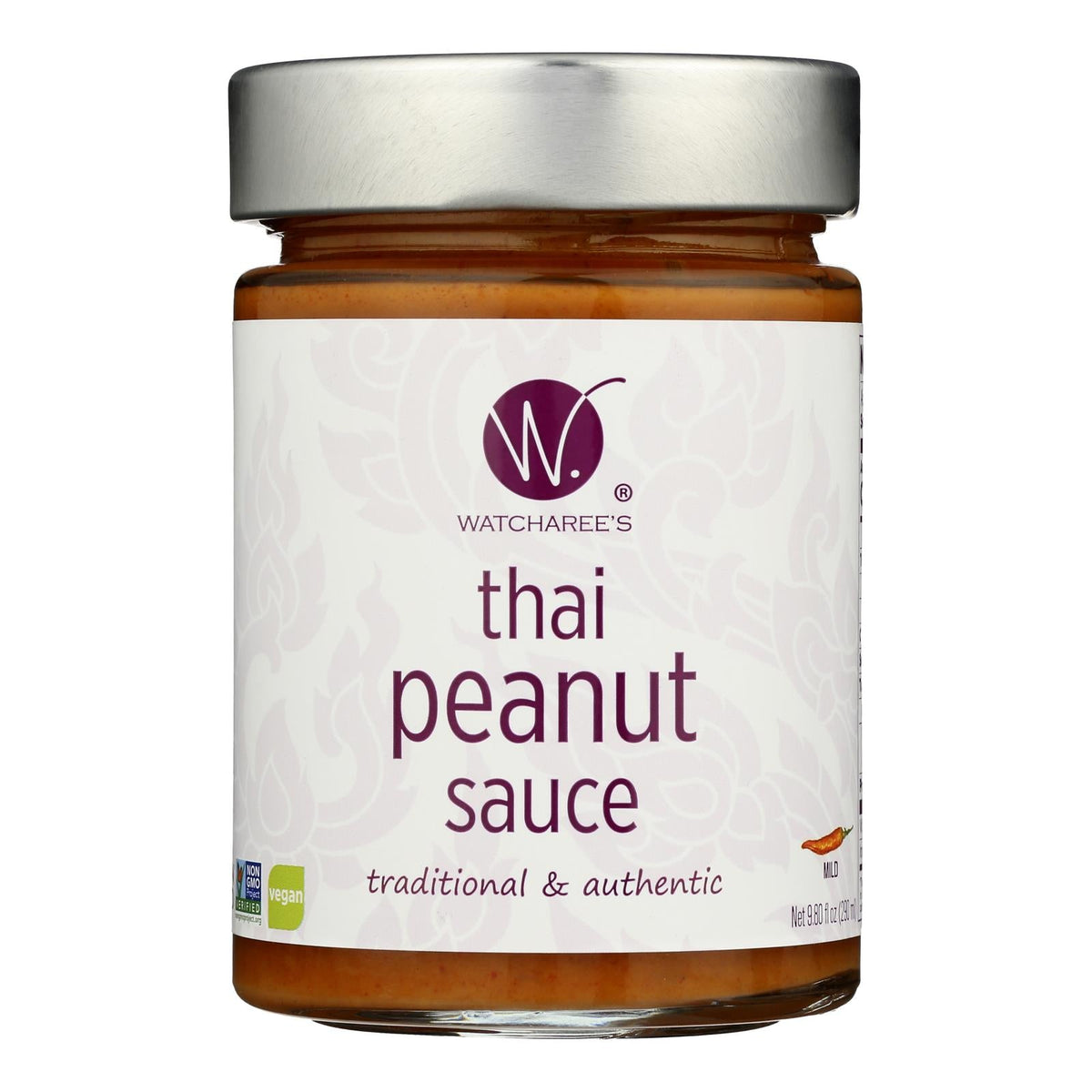 Watcharee's Thai Peanut Sauce, 9.8 oz (Case of 6)