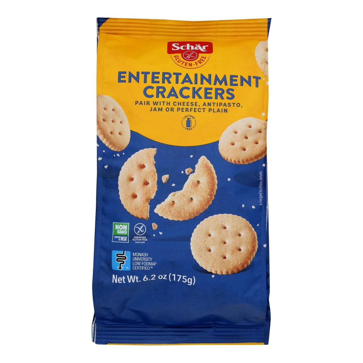 Schar Gluten Free Entertainment Crackers, 6.2 oz (Case of 5)