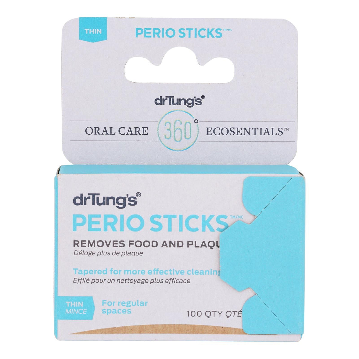 Dr. Tung's Thin Perio Sticks, 100 ct (Case of 6)