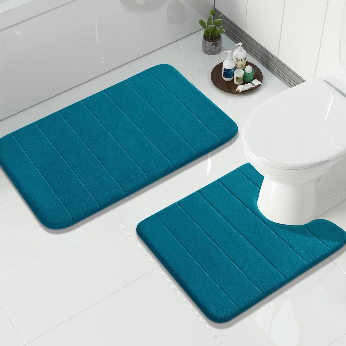 Bath Rug Set, 2-Piece Memory Foam Non-Slip - View 13