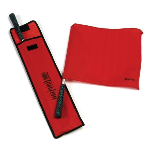 Tandem Sport Elite Linesman Flags, Red, Set of 2 - Alternate View 1