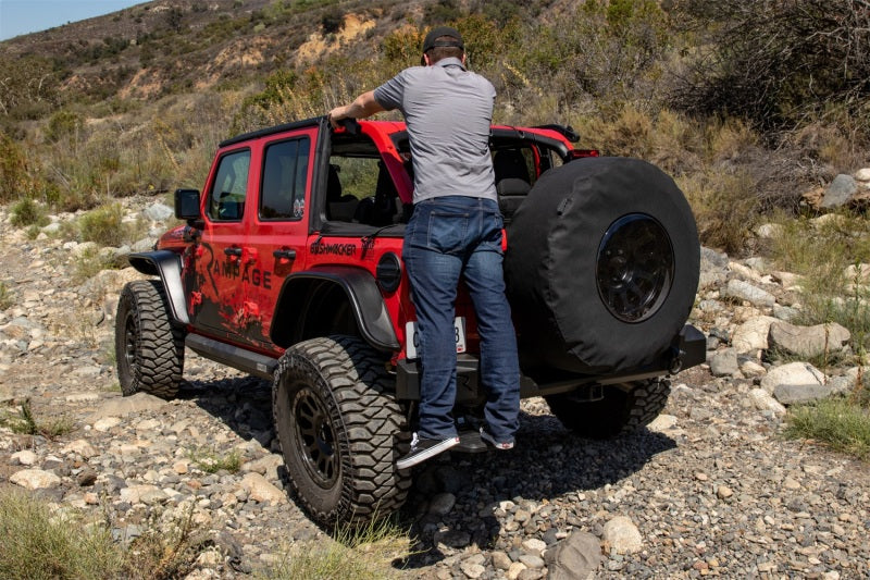 AMP Research 2018 Jeep Wrangler (JL) BedStep - Black - View 6