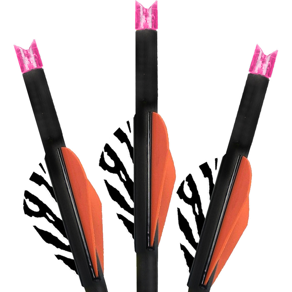 Lumenok Crossbow Bolts in 22 in Pink Moon 3 pk. - Front View