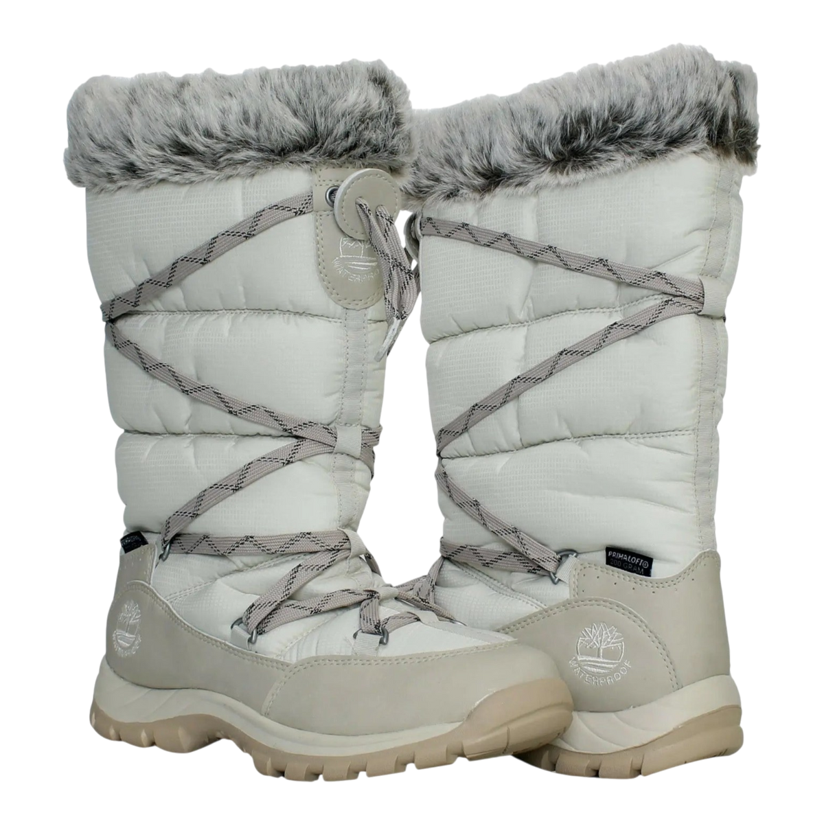 Timberland Chillberg Over the Chill Waterproof Women's Boots — White Leather