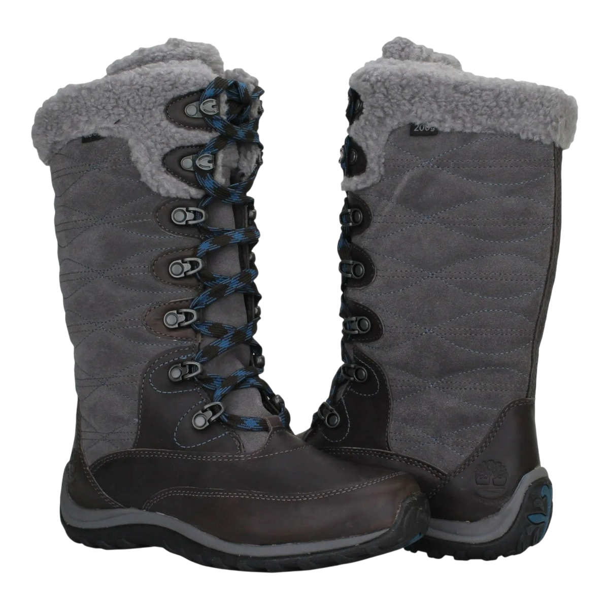 Timberland Earthkeepers Willowood Waterproof Insulated Women's Boots — Grey Leather